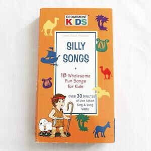 Cedarmont Silly Songs (VHS, 1995) Kids Video Little David 30 Minutes Sing Along